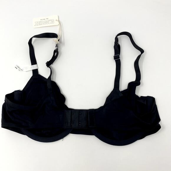 NEW Aerie Smoothez Black Neutral Full Coverage Unlined Underwire Bra 36C - Picture 3 of 3
